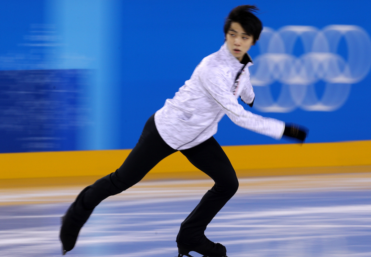 羽生结弦从加拿大直飞平昌冬奥会今已上场练习力争卫冕