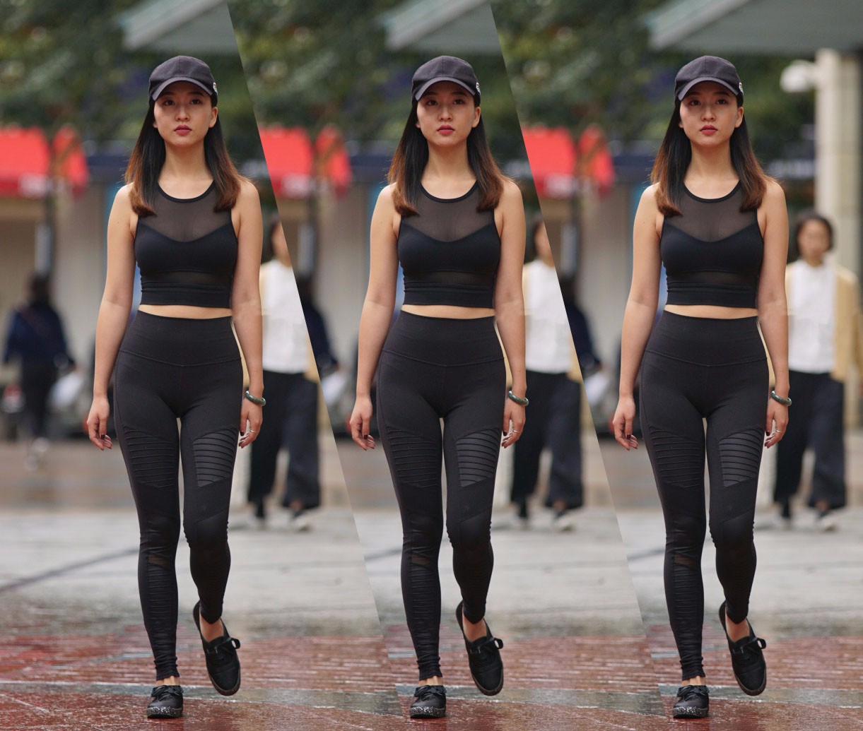 美女私人健身陪练