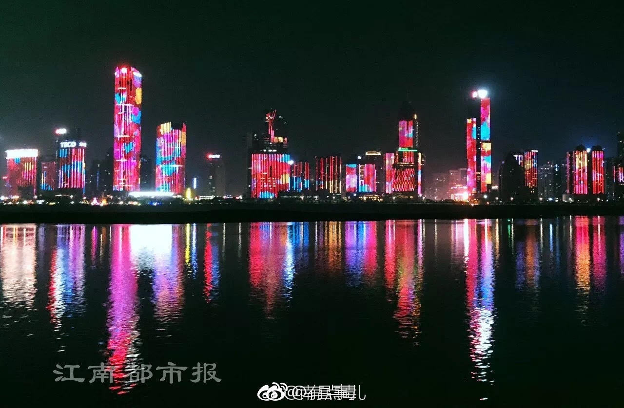 揭秘今晚南昌一江两岸灯光秀春节版美图曝光心