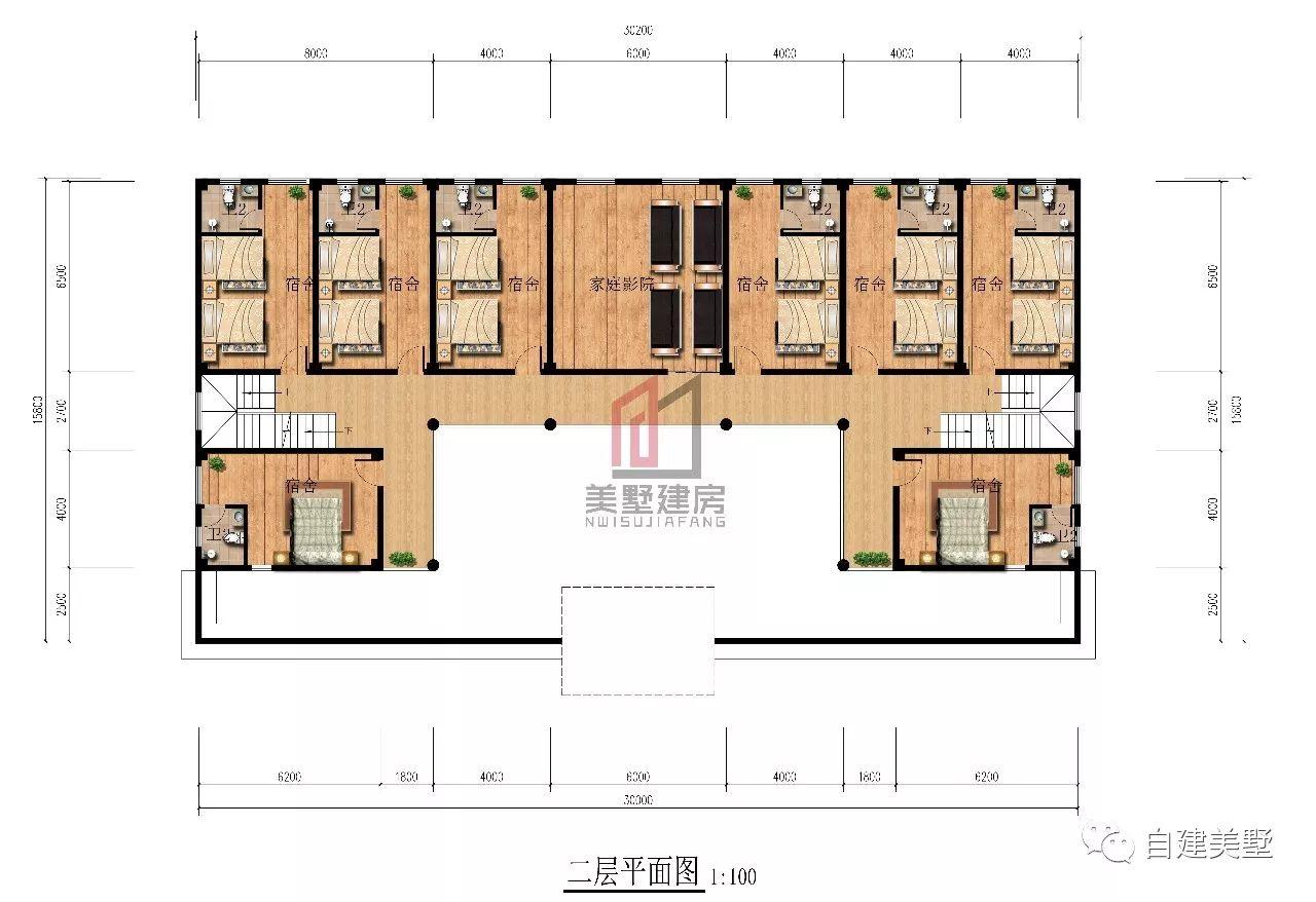 农村自建房别墅, 四款新中式建筑效果图, 带你飞!