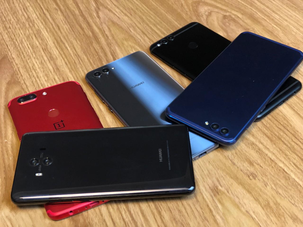 一加5T 华为Mate10 荣耀V10 荣耀7X以及华为