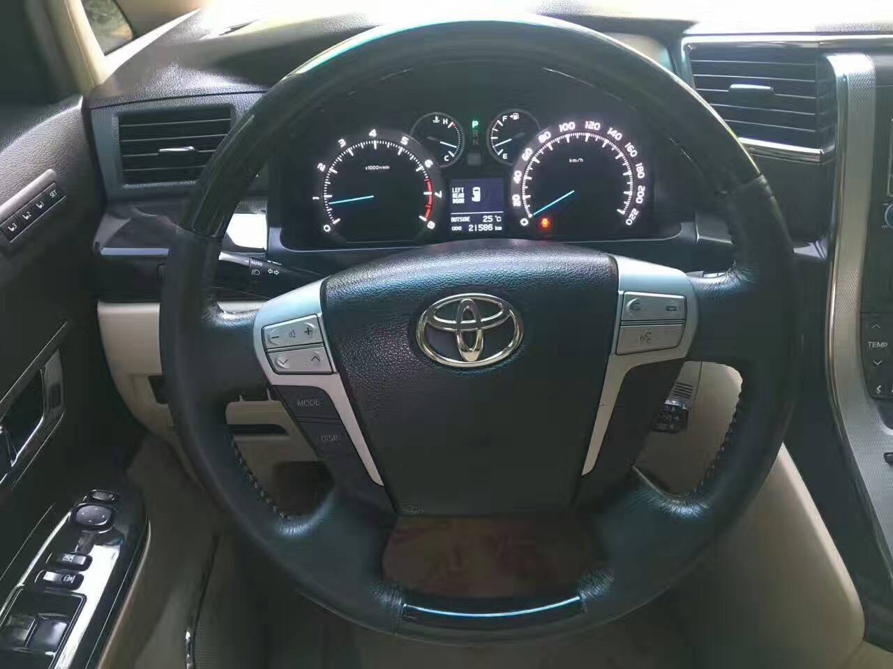 黄江二手车纯12丰田阿尔法 高端商务车 无钥匙