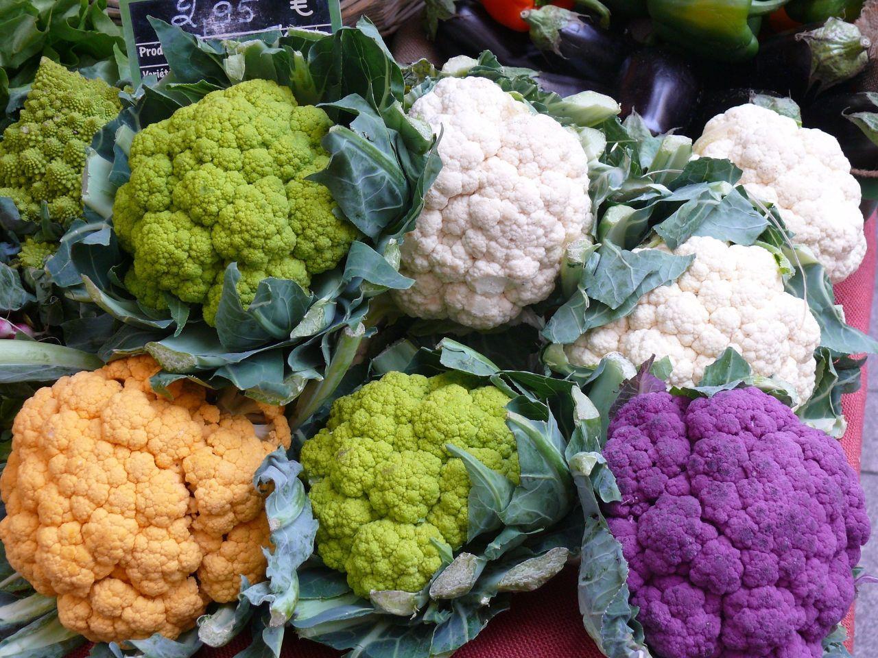 美国风靡彩色花椰菜健康料理 纽约餐厅五彩菜花沙拉卖到脱销