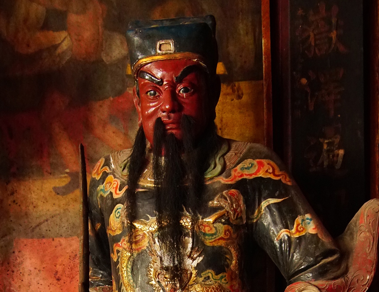 清岩祖殿的八个神像,我就认识四个,都认识算你牛