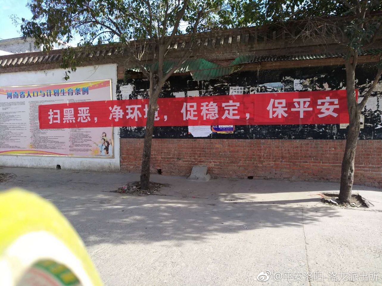 扫黑除恶宣传进社区