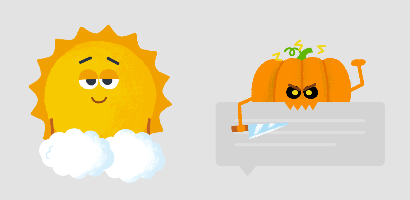 一群艺术家为giphy 设计的聊天框有趣的动态gif