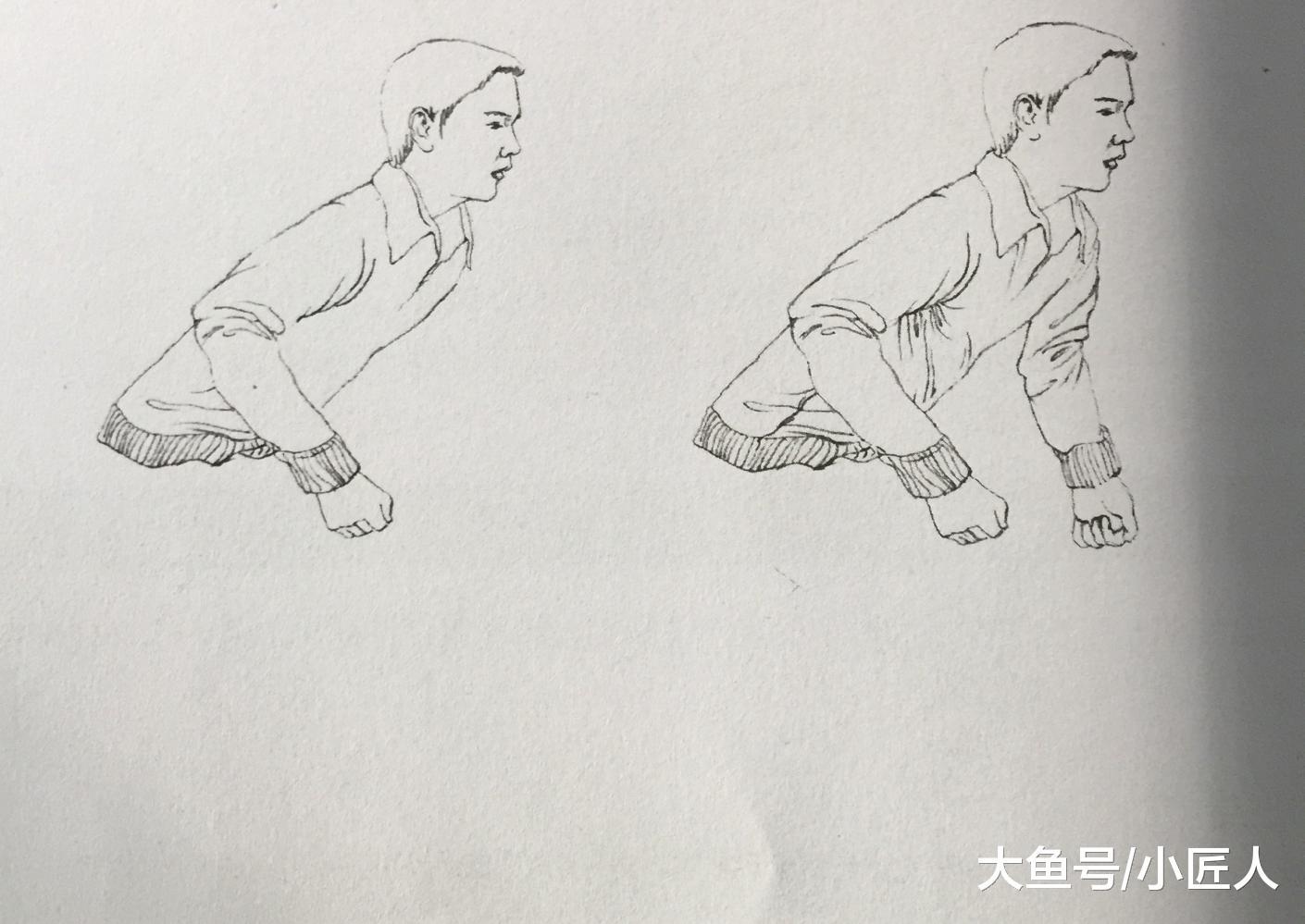 人物动态速写奔跑的男生