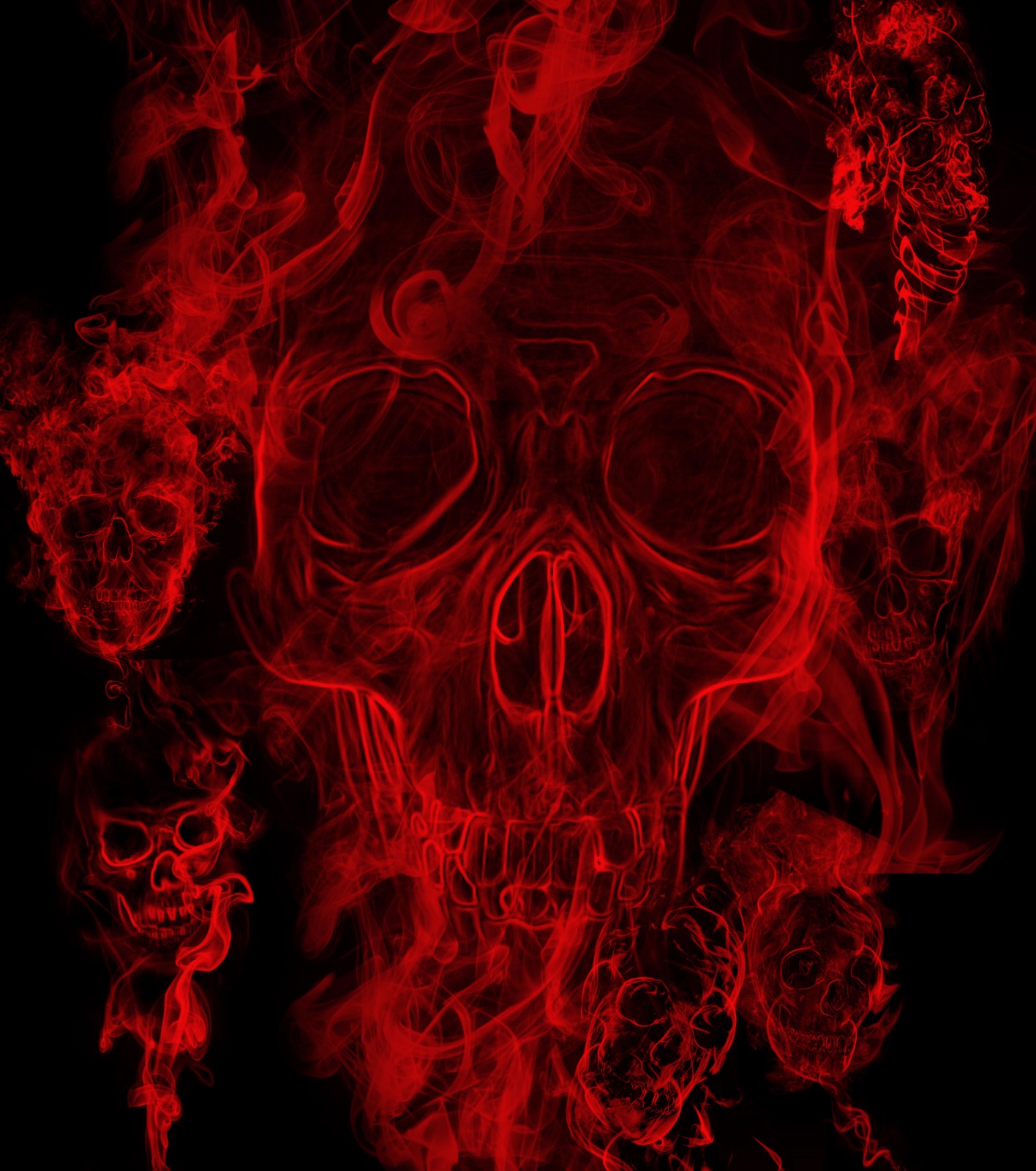 《来自地狱深处的恶魔》高质量地狱恶魔主题系列高清图片恐怖走心