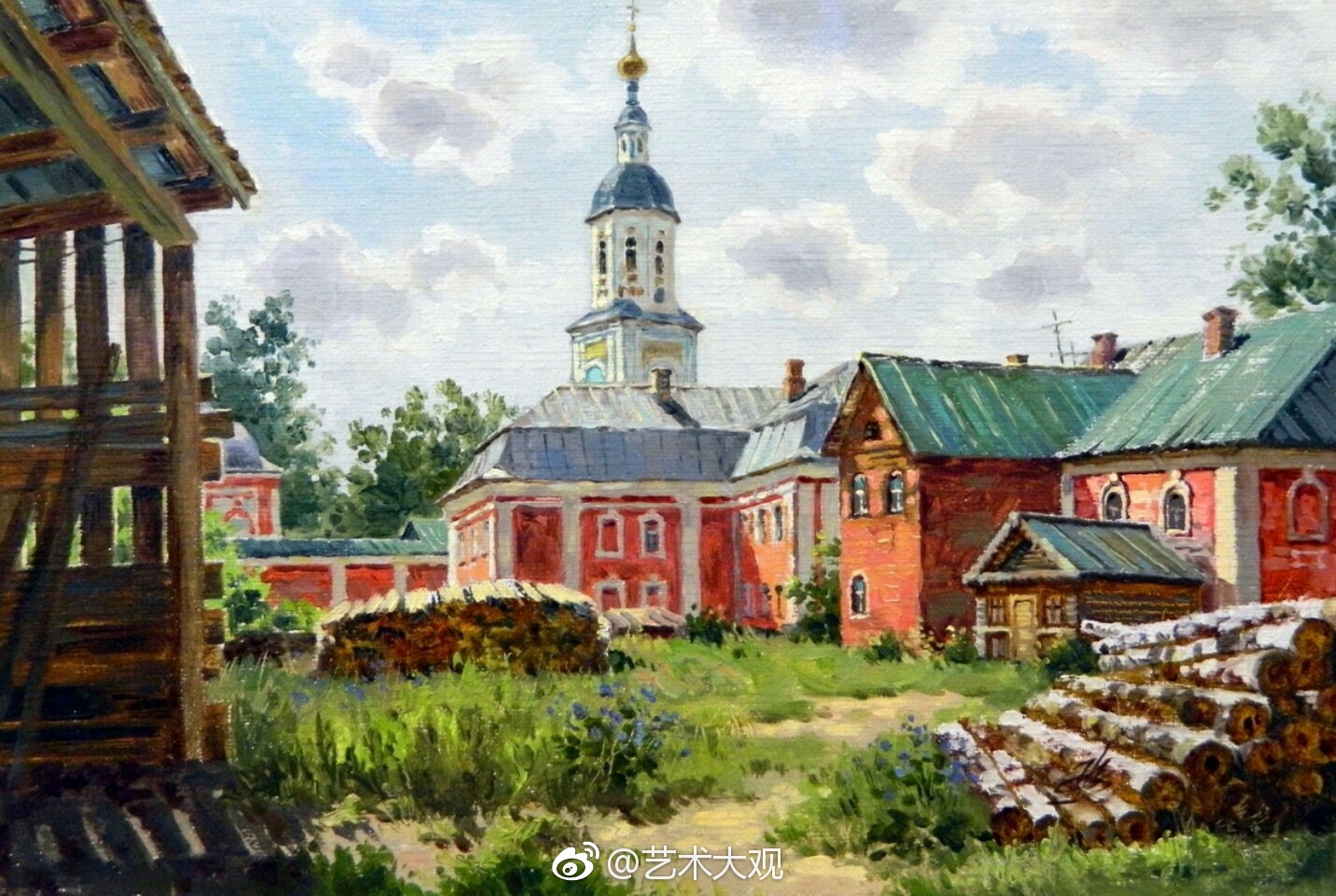 俄罗斯olga litvinenko风景水彩画-4