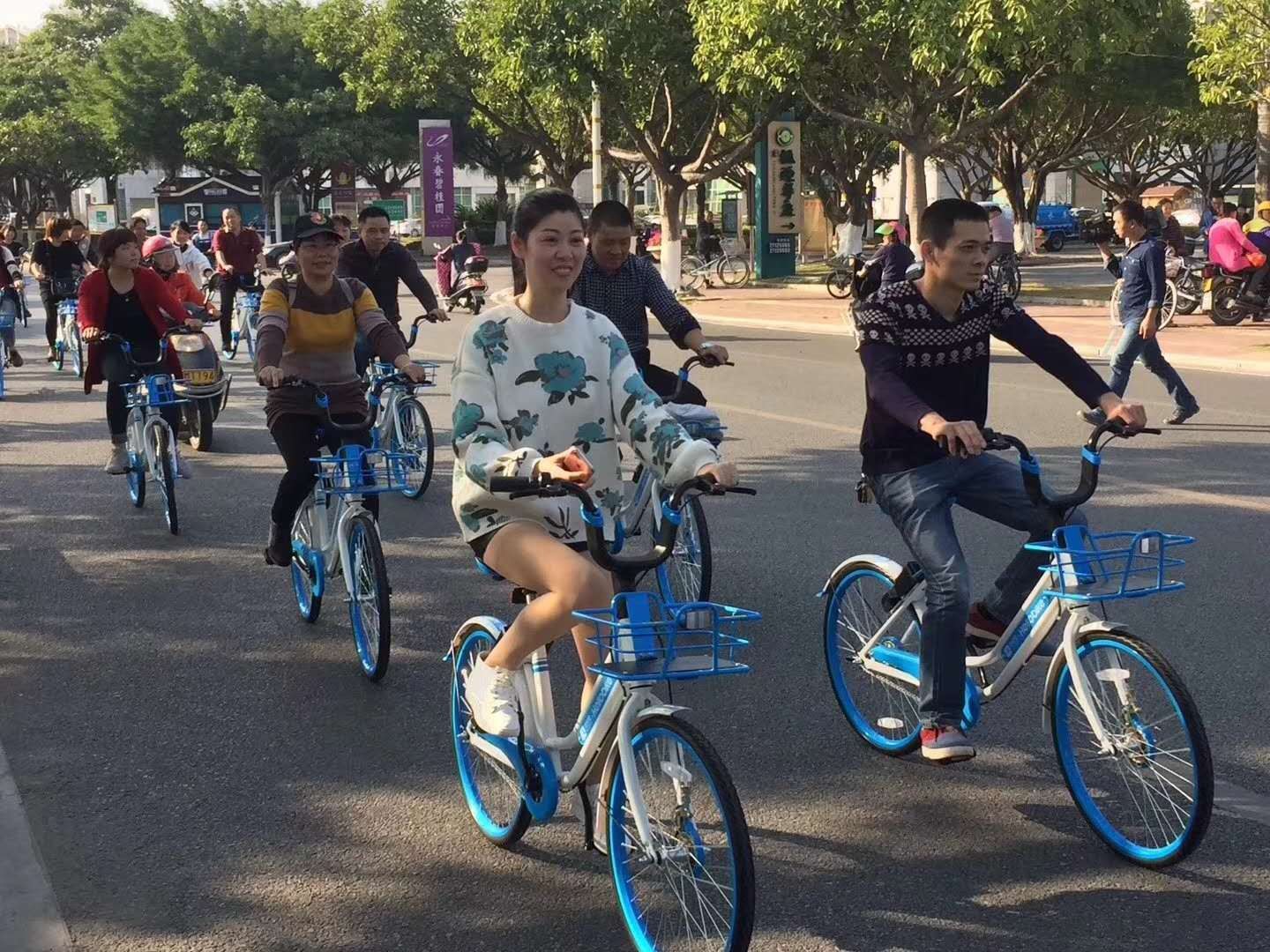 哈罗单车入驻永春启动仪式