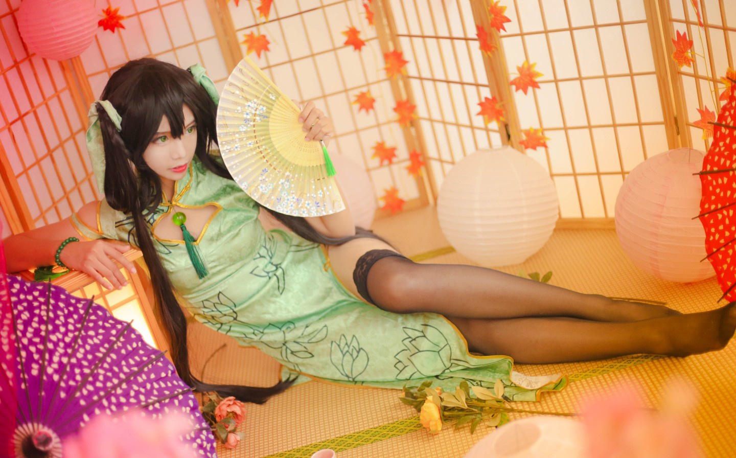 王昭君cos:王者荣耀王昭君白丝cos鳗鱼霏儿:《王者荣耀》孙尚香旗袍