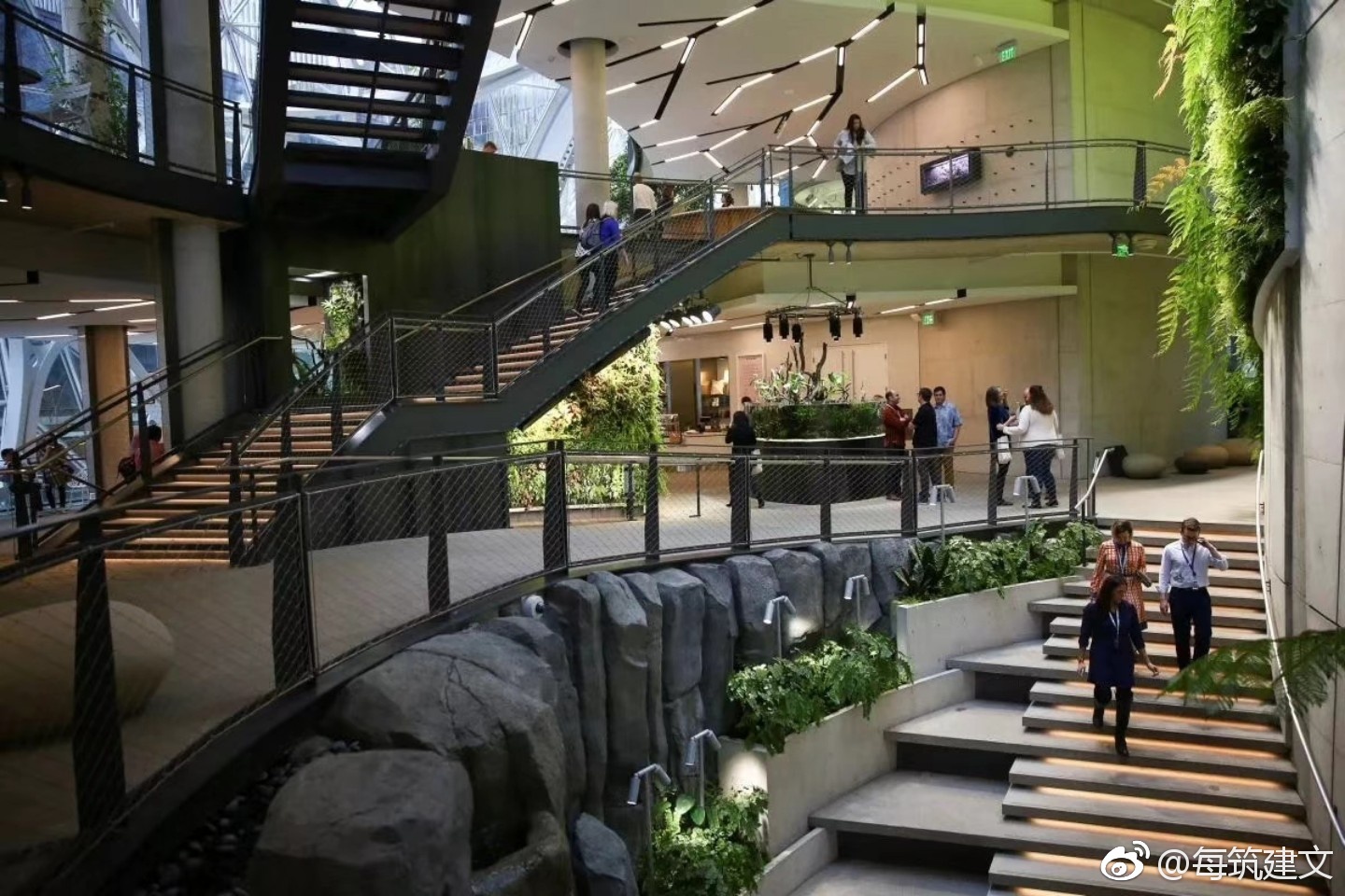 亚马逊美国西雅图市中心新总部Spheres_新浪看点