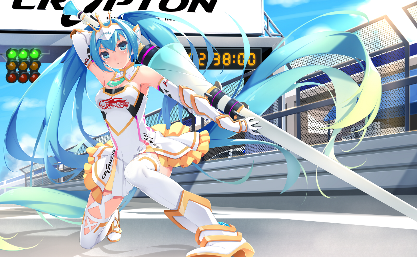 6张赛车女郎版初音未来从来没有发现公主殿下可以这么帅