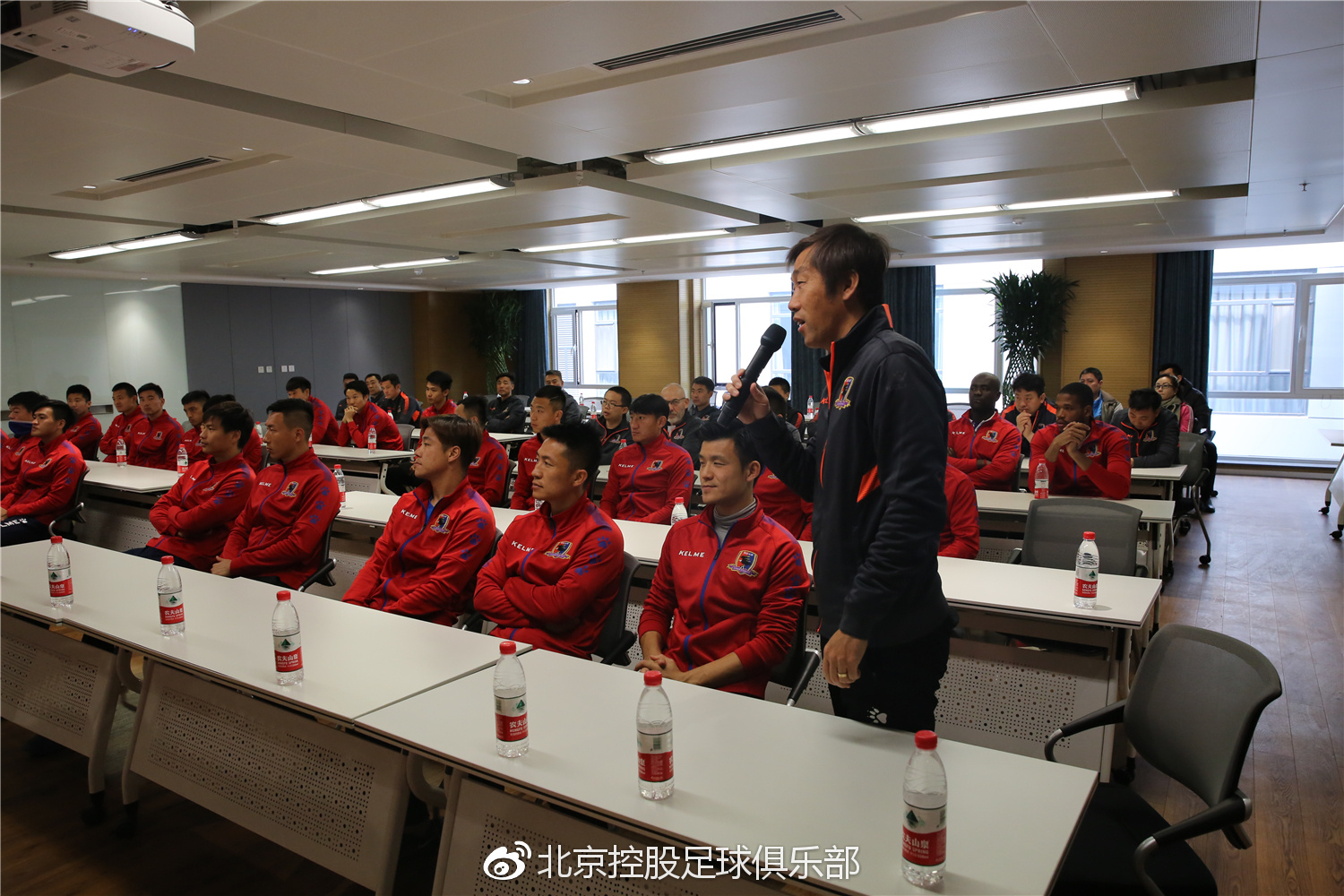2018赛季北京北控燕京队动员大会在高鑫基地