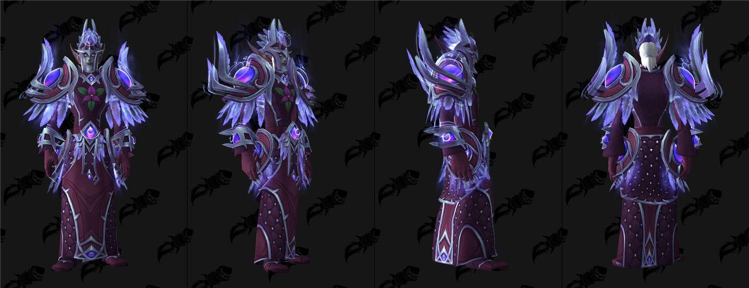 魔兽世界7.35测试服: 四大同盟种族传承护甲战