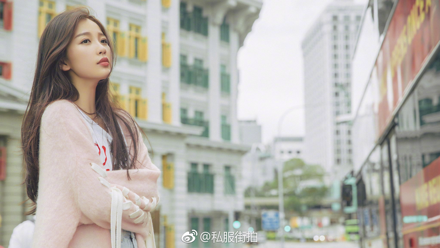 虞书欣 初春写真这组真的好少女啊 旅行拍照范本