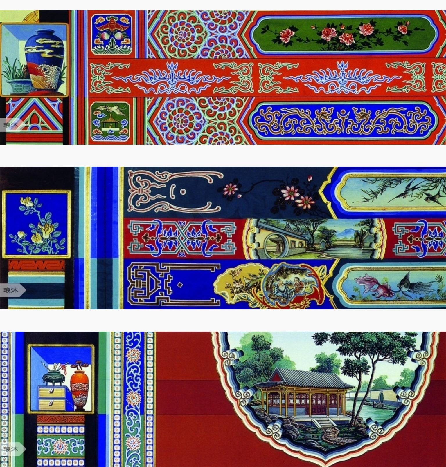 中国古建筑上 的彩绘_新浪看点