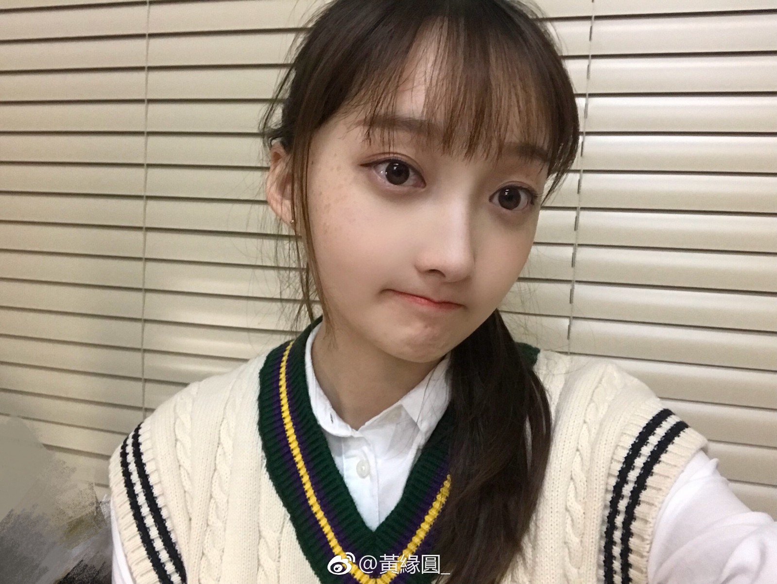 校花日记 黄缘圆 17岁 来自澳门科技大学国际旅