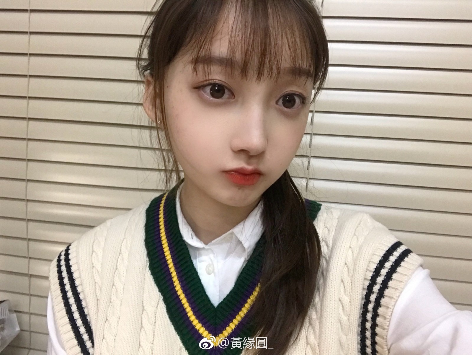 校花日记 黄缘圆 17岁 来自澳门科技大学国际旅