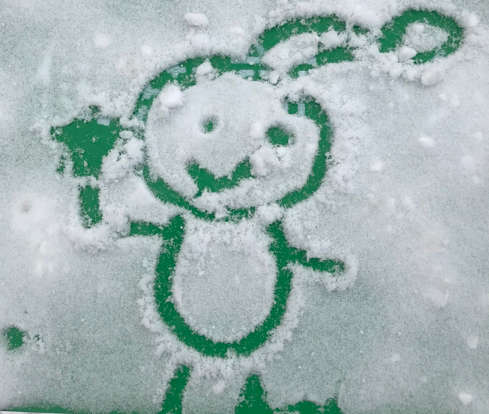 郑州经开区能庄小学:雪地里来了一群小画家