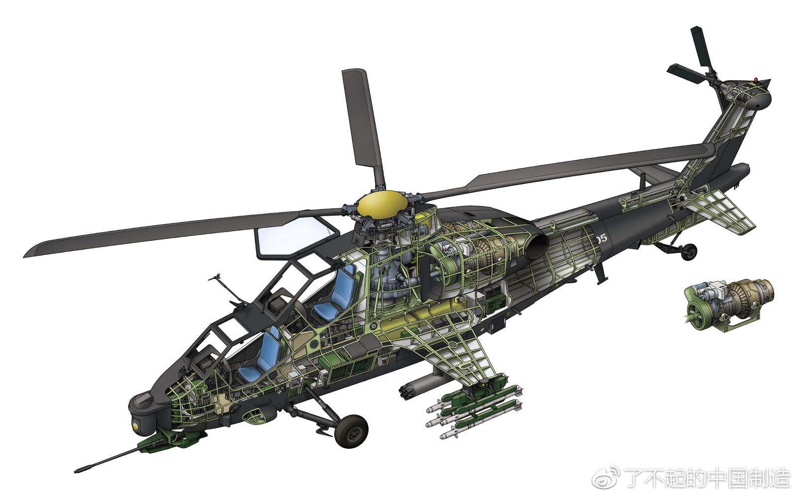 中国武直10为何能大量服役?涡轴9太关键,全球仅7国能生产