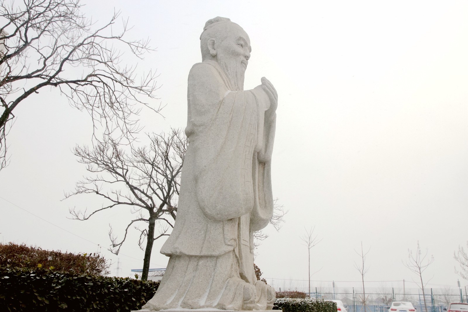 沧县中学2018年的第一场雪