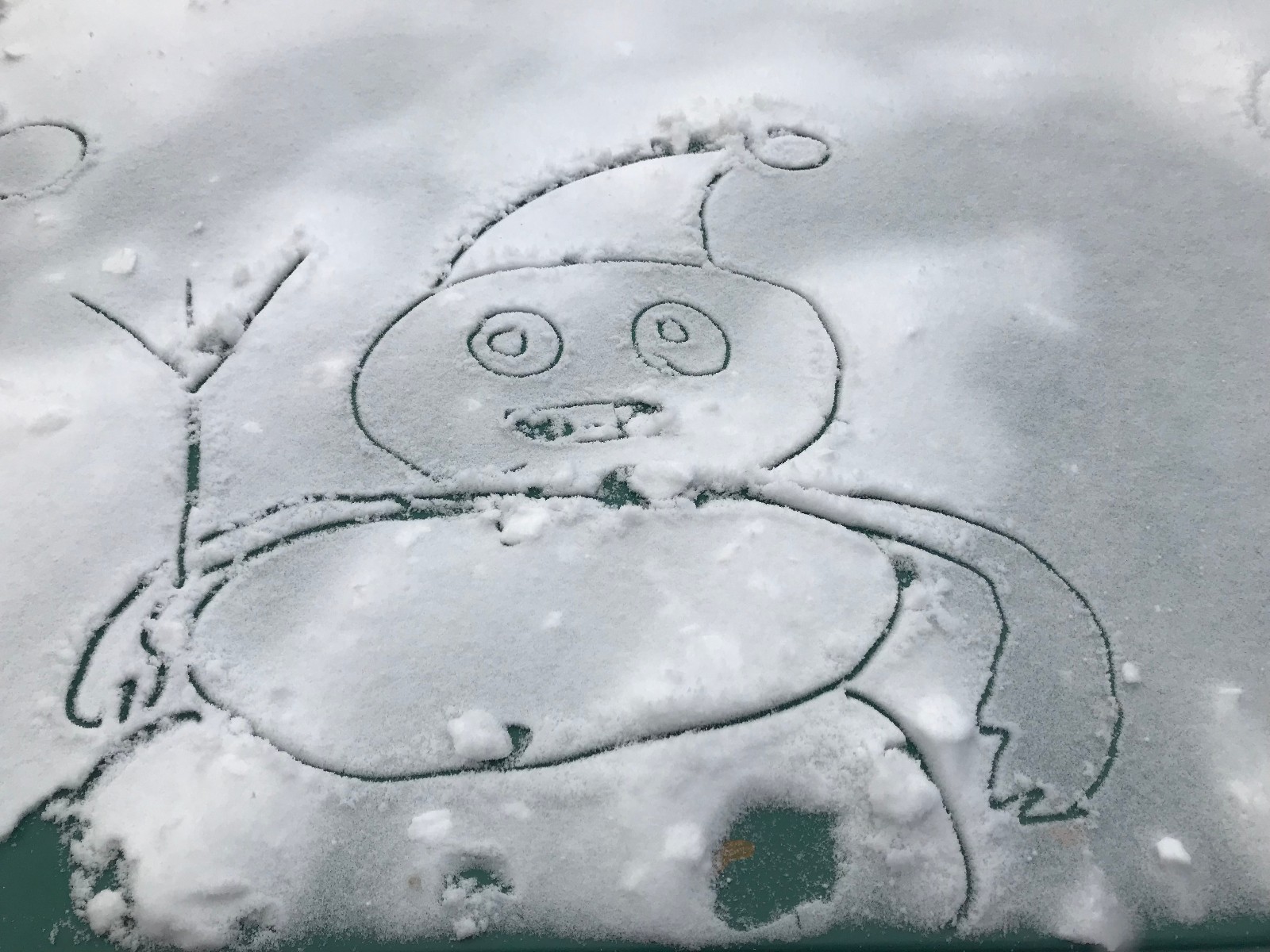 郑州经开区能庄小学:雪地里来了一群小画家