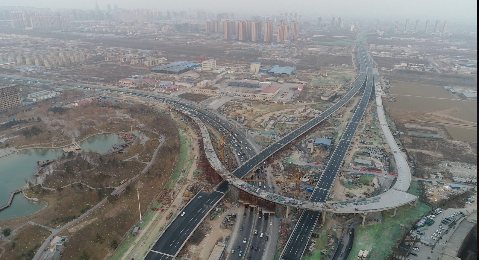 石家庄:南二环东延工程主线试通车,四区实现快