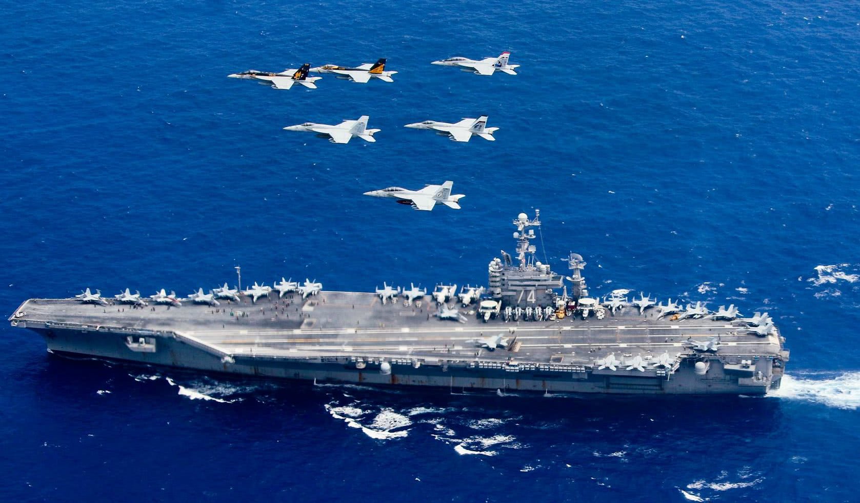 航母战斗群图片