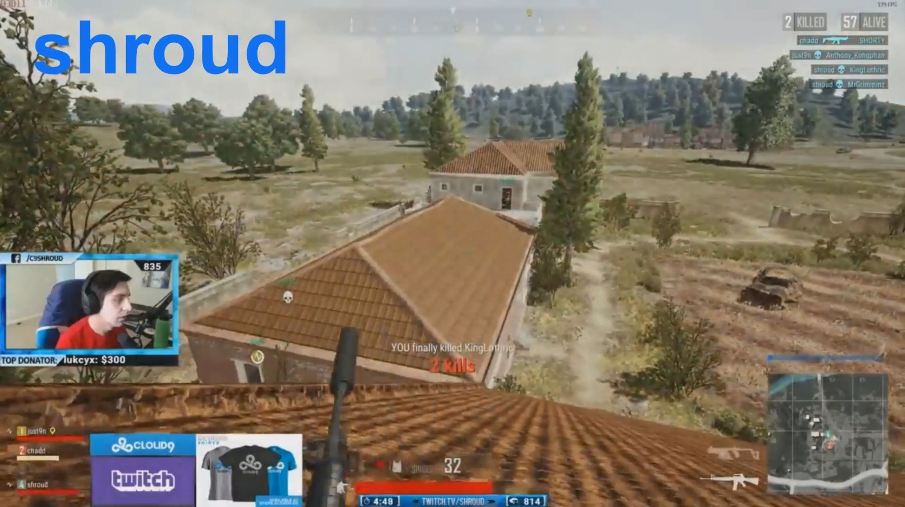 shroud北美第一突破手VS第一狙神Grimmz