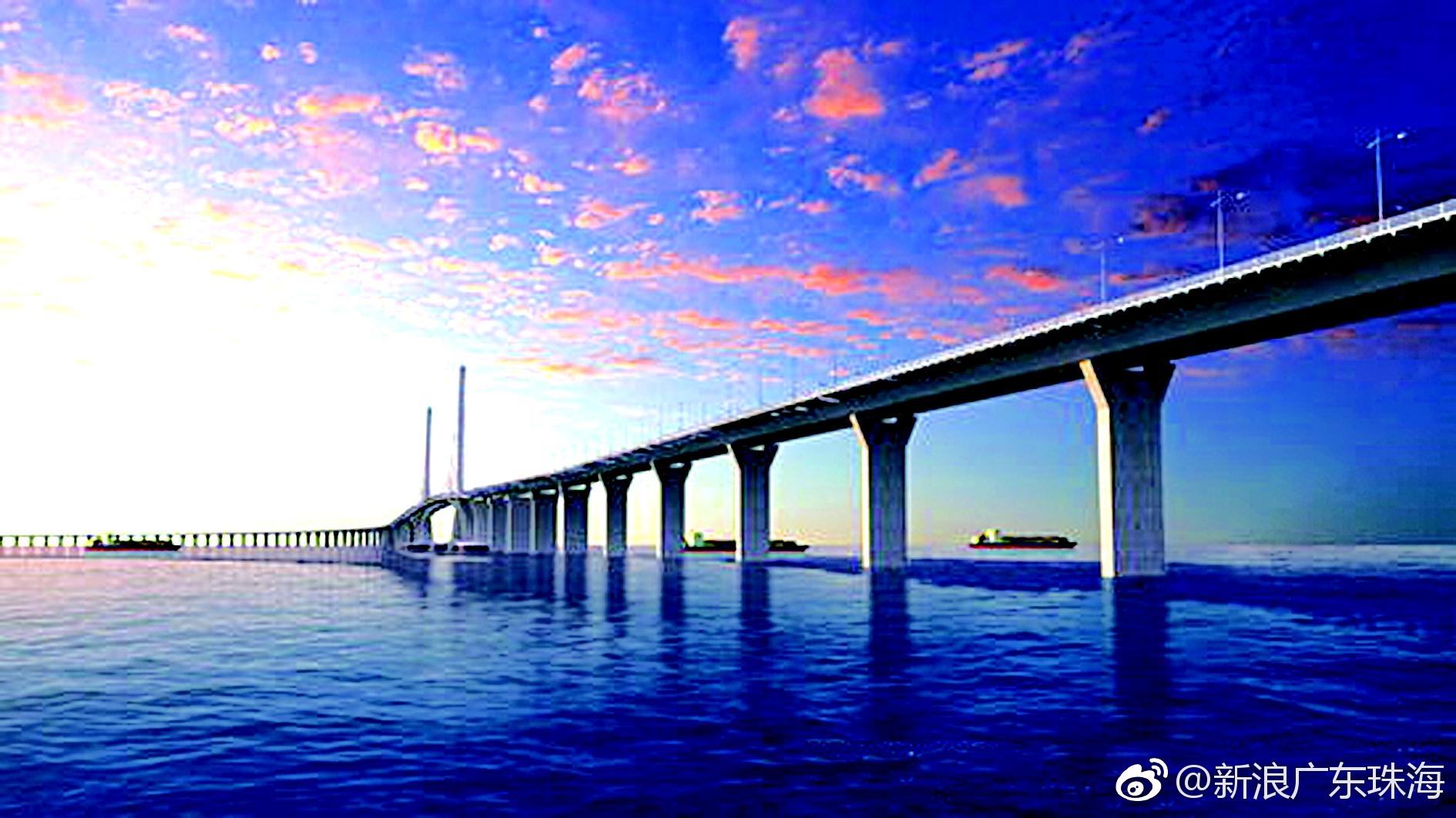 港珠澳大桥岛隧景观被誉为粤港澳最美新地标