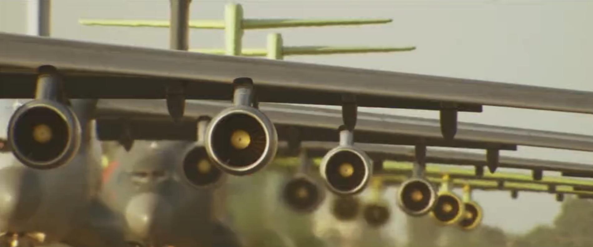 5架运20大型运输机大象漫步 大国之翼2018年