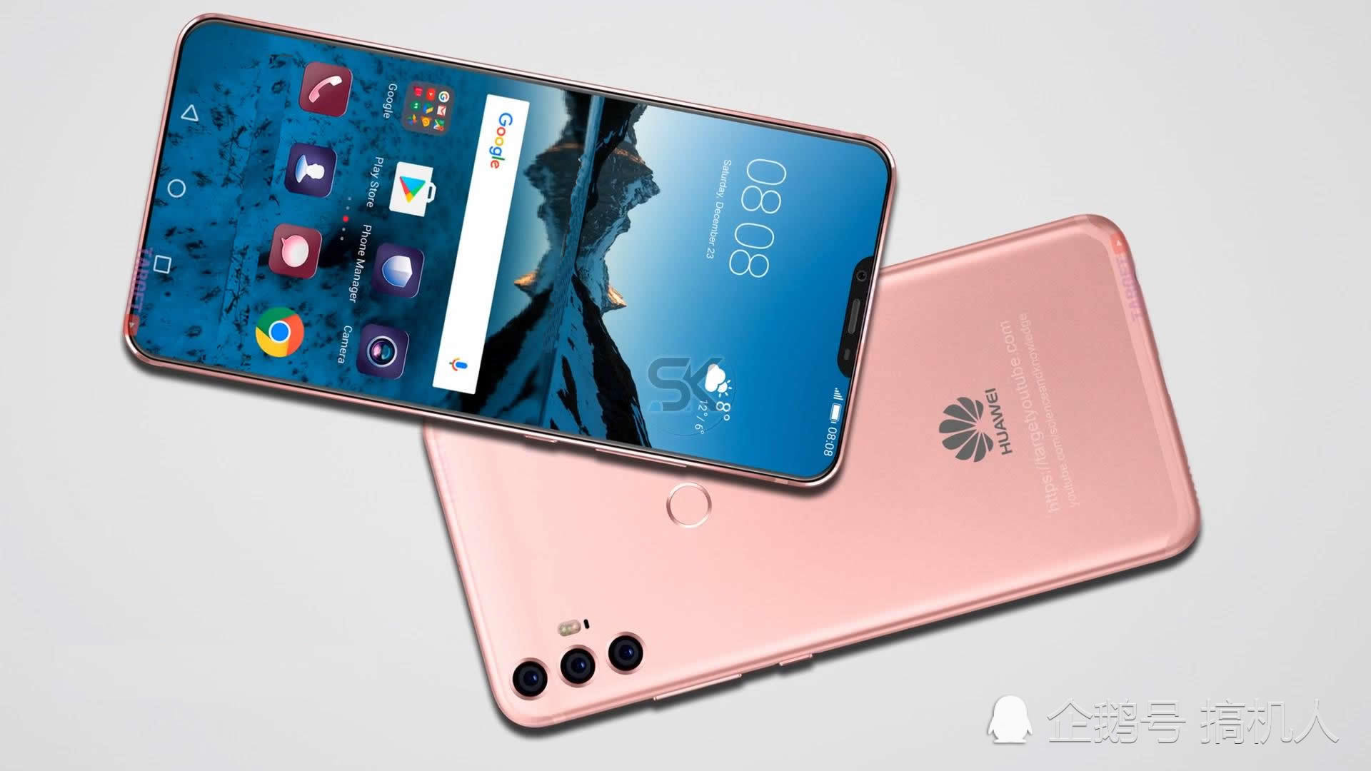 刘海和后置三颗镜头谁更丑?华为P11再曝概念