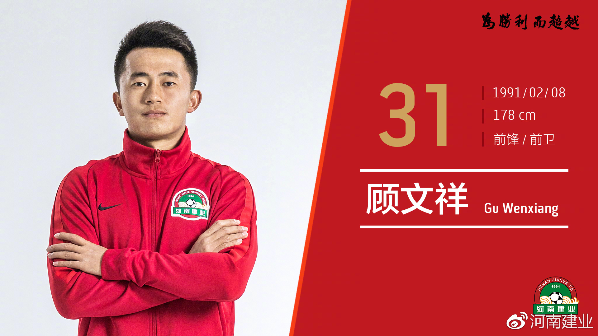 2018赛季河南建业足球俱乐部引援公告