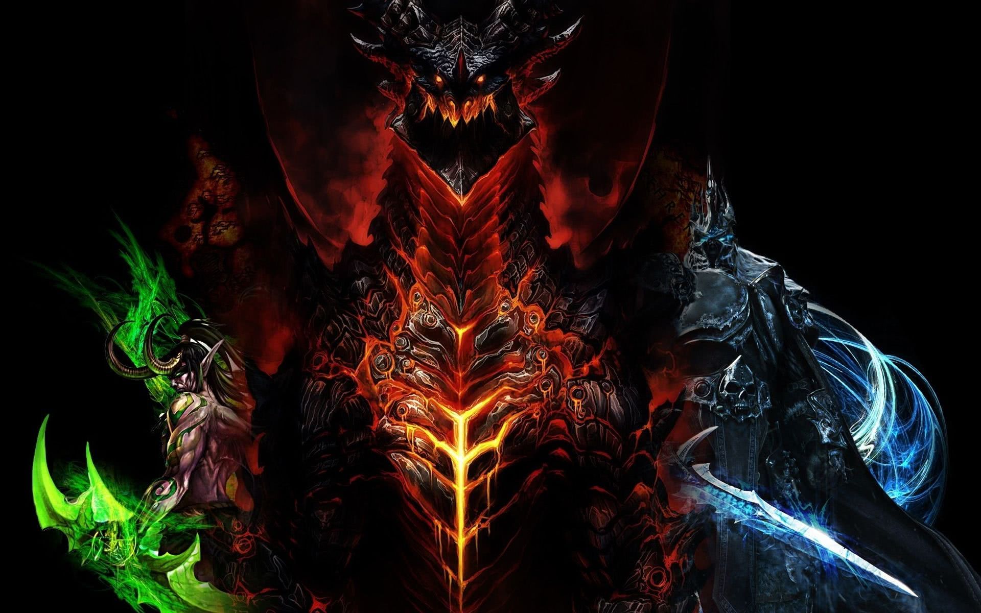 燃烧军团首领图片