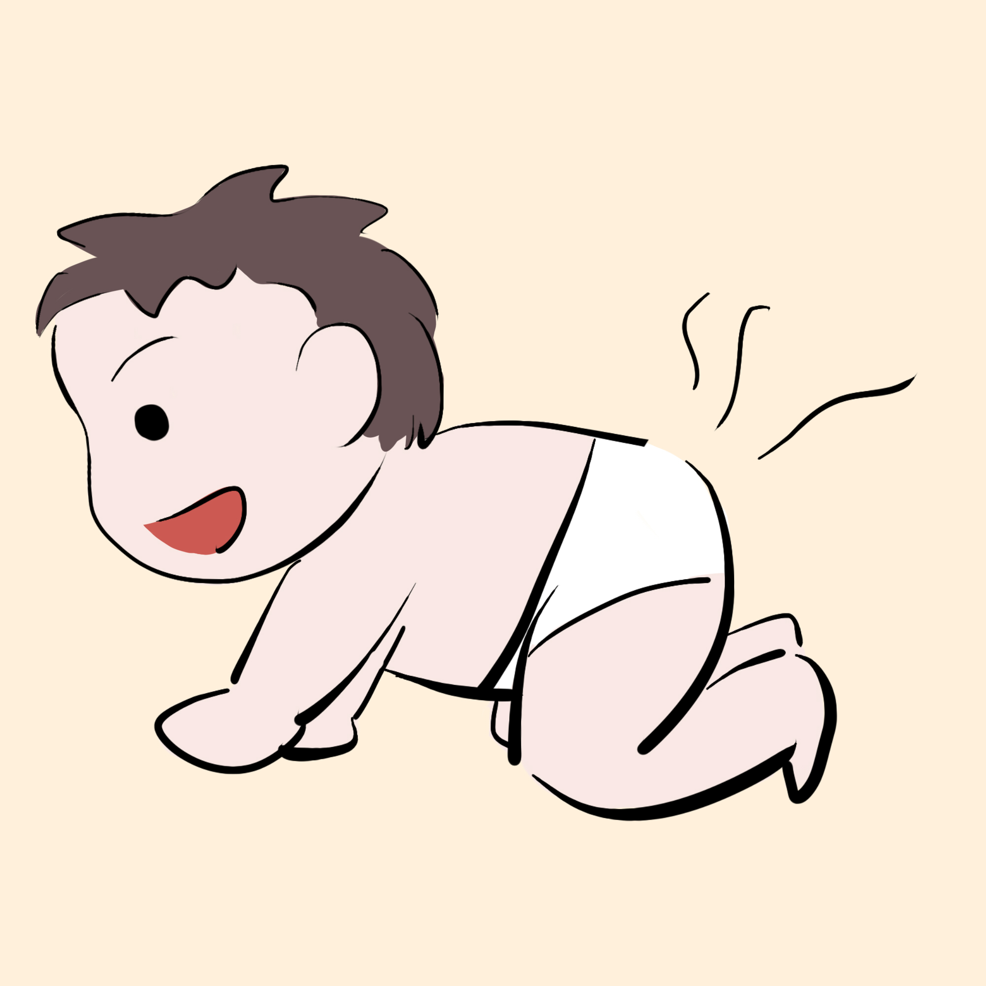 正常婴儿换尿布表现（宝宝大便时的表情）-幼儿百科-魔术铺