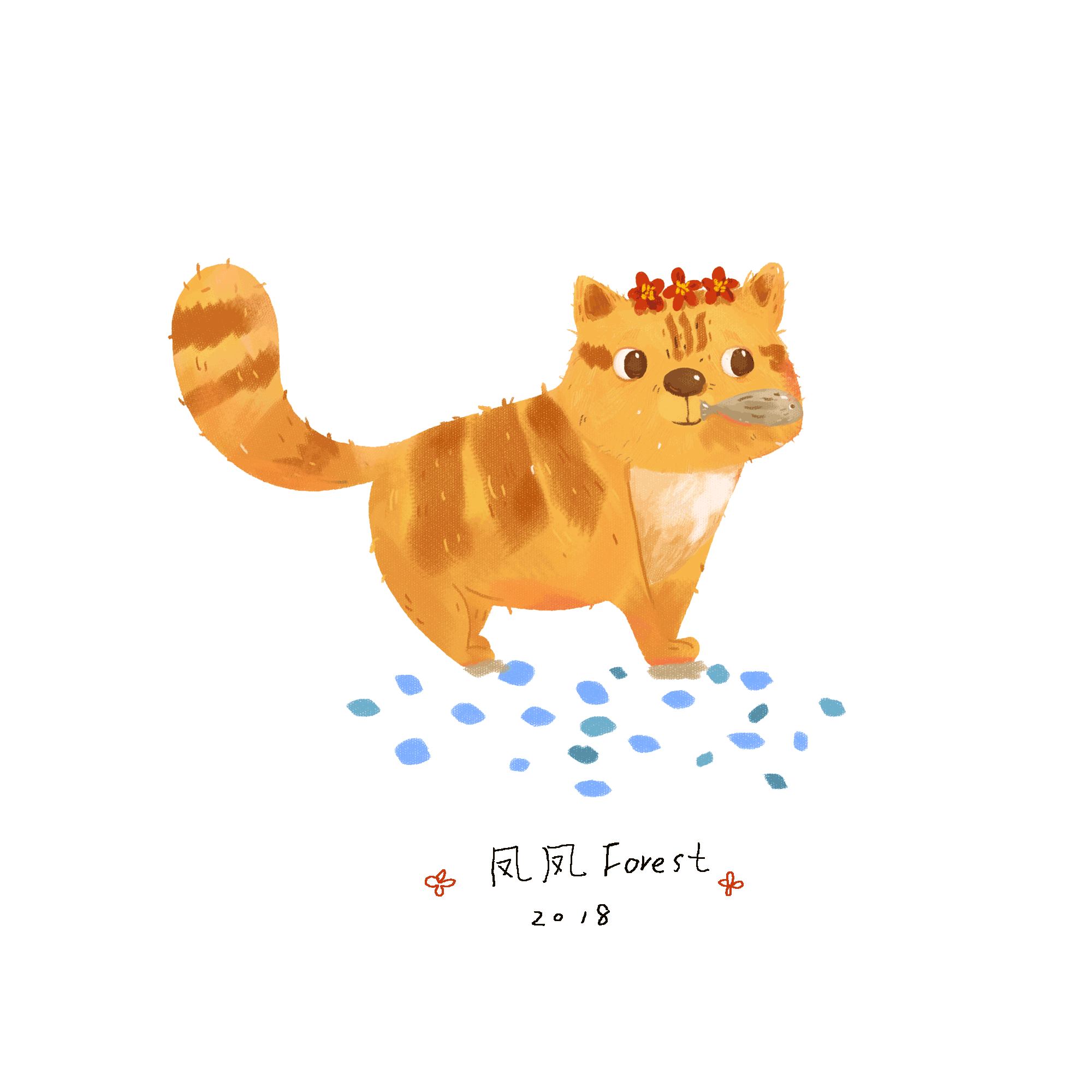 可爱的大橘猫过程图 | 来自 投稿作品