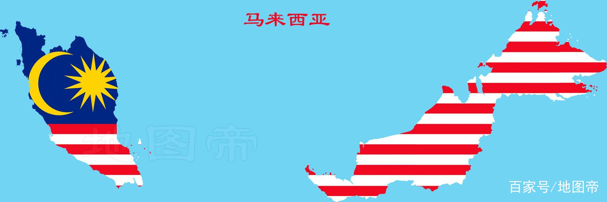 (图-文莱地图国旗)