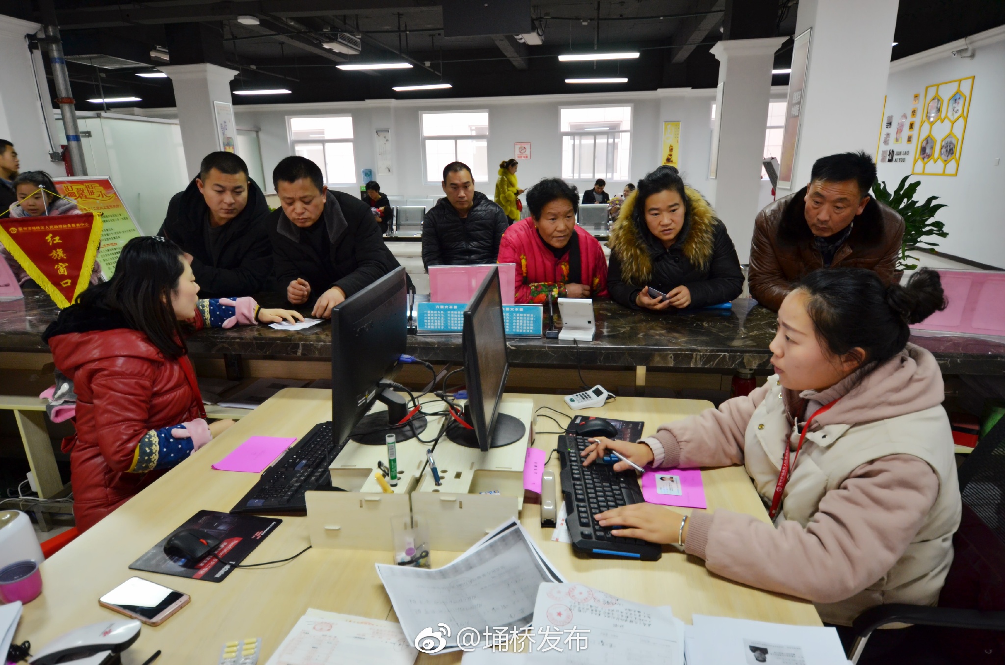 埇桥区政务服务中心新农合窗口 积极应对办件