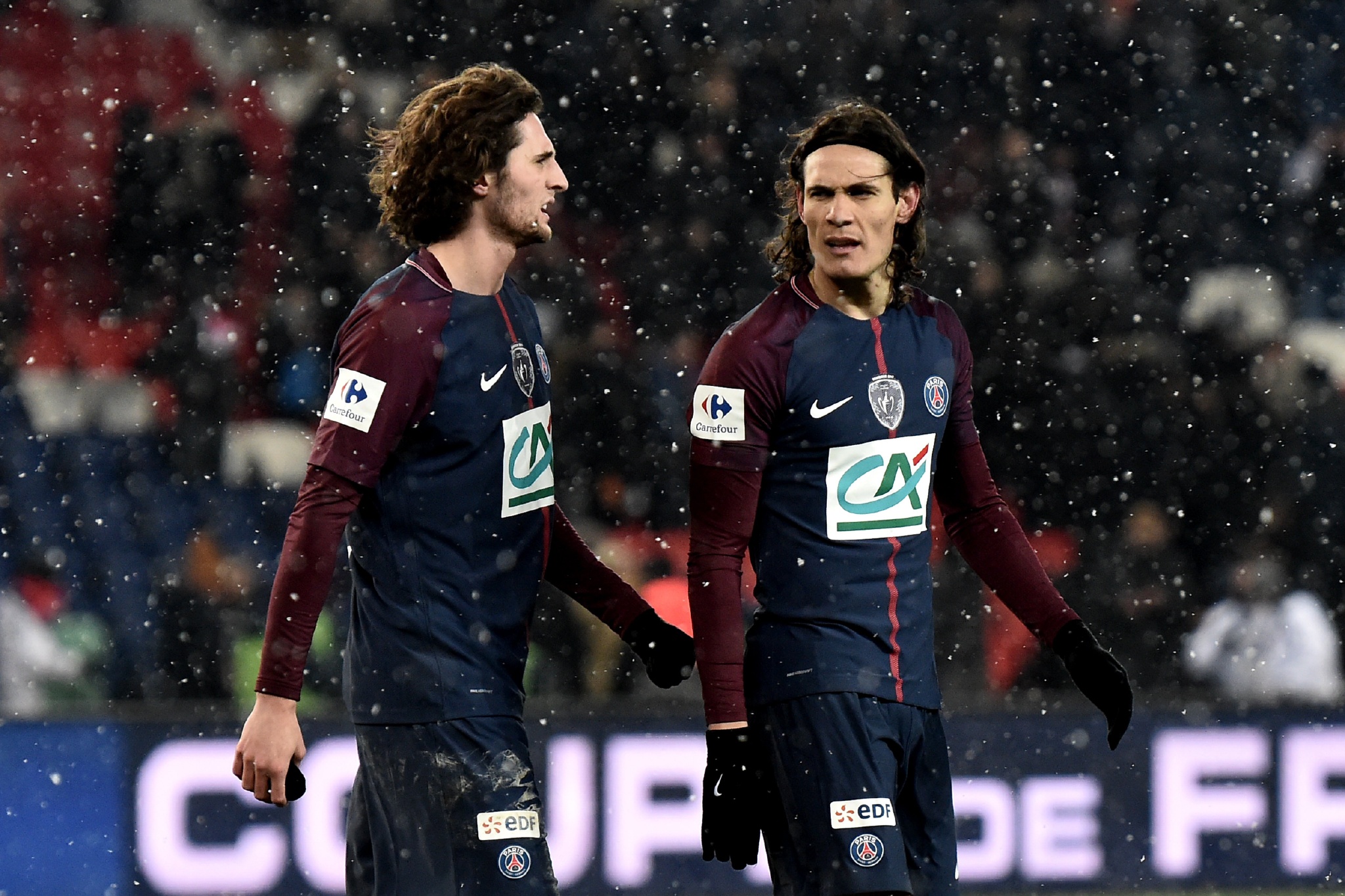 昨夜大巴黎六宫格。2018年2月28日,2017-18赛