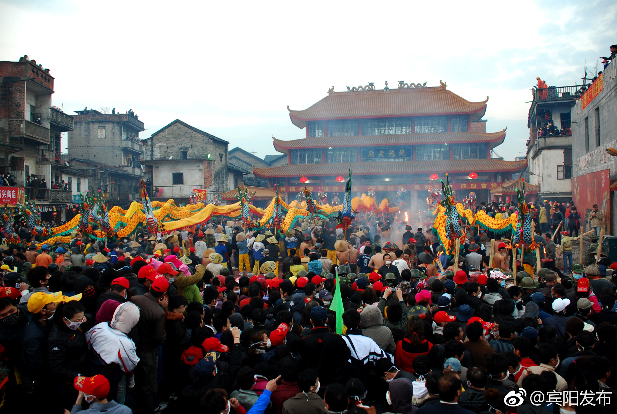 2018年宾阳炮龙节将于2月25至26日上演 刚落成的宾阳炮龙文化广场将首作主会场开光点