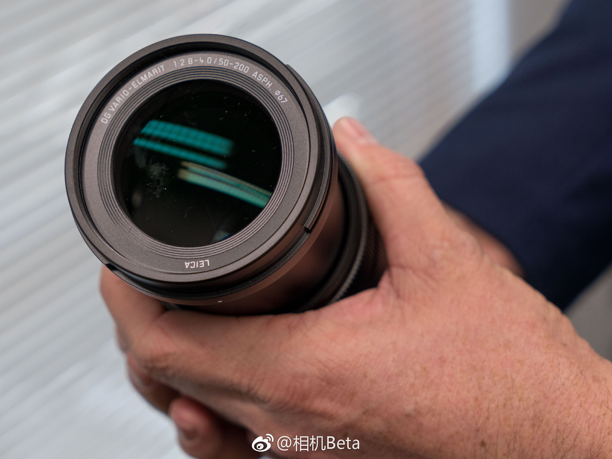 cp 2018展会:松下panasonic leica 50-200mm f2.8-4 asph镜头上手玩