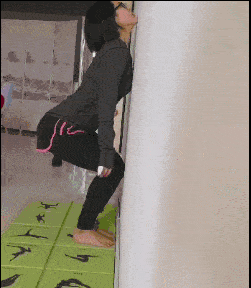但面壁蹲没有网上说的治疗脊椎,纠正脊柱那么神,但锻炼锻炼还是有好处
