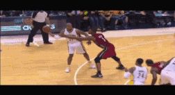 NBA欠你们一座奥斯卡奖, 保罗 韦德 假摔动作太浮夸！