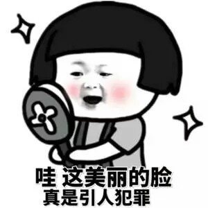 套路表情包你长得那么好看说什么都对