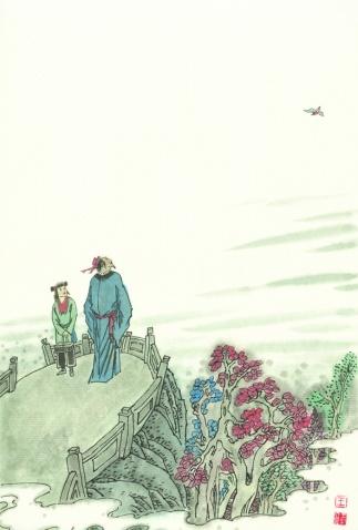 这首经典送别诗,只写离别后的美景,将满腔离情完全融入了景中