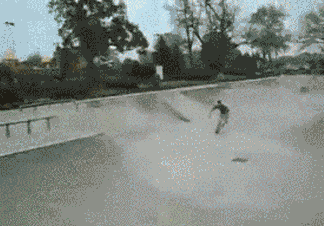 爆笑gif图:厉害了,我的喵,这都能躲过去