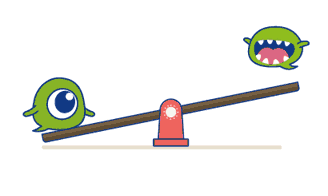 一个向上拉曲轴,另一个向下压曲轴就跟跷跷板一样