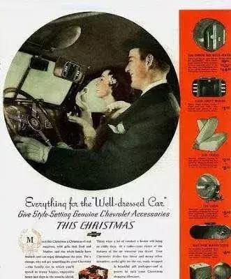 80年前，汽车品牌广告都是这样蹭圣诞节热点的……