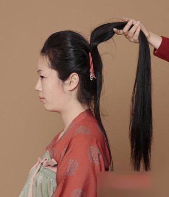 古代公主发型步骤,长发女生在家自己就能梳!